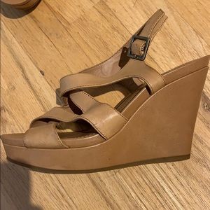 Gianna Bini Strappy Leather Heels